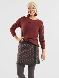 That's A Wrap Skirt - Houndstooth -Prana Sportswear Shop 180978 03