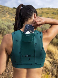 Pockito Power 2.0 Zip Front Sports Bra -Prana Sportswear Shop 320335 06