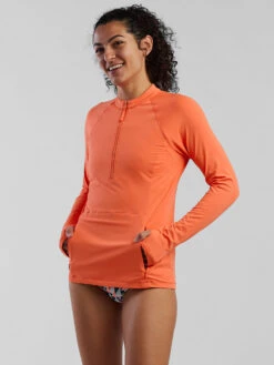 Sunbuster 1/4 Zip Long Sleeve Sun Shirt - Solid 11 Sunbuster 1/4 Zip Long Sleeve Sun Shirt - Solid -Prana Sportswear Shop 400939 03