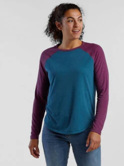 Notton™ Long Sleeve Baseball Tee -Prana Sportswear Shop 400953 03