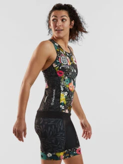 Ride Relentless Cycling Tank Top - Night Garden 17 Ride Relentless Cycling Tank Top - Night Garden -Prana Sportswear Shop 421304 05