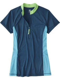 Sunbuster 1/2 Zip Short Sleeve Sun Shirt - Solid -Prana Sportswear Shop 430987 01