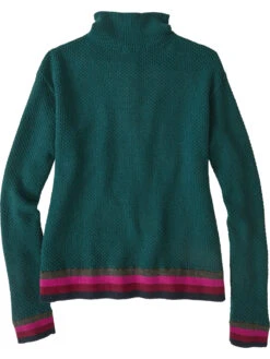 Woolicious Waffle 1/4 Zip Sweater - Stripe -Prana Sportswear Shop 490958 02