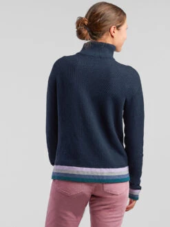 Woolicious Waffle 1/4 Zip Sweater - Stripe -Prana Sportswear Shop 490958 04