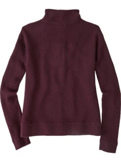 Woolicious Waffle 1/4 Zip Sweater - Solid -Prana Sportswear Shop 490960 02