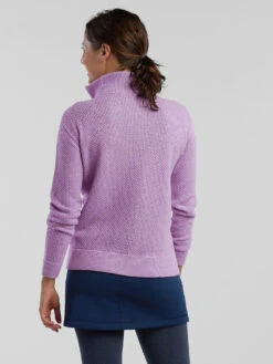 Woolicious Waffle 1/4 Zip Sweater - Solid -Prana Sportswear Shop 490960 04