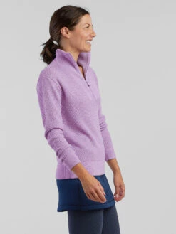 Woolicious Waffle 1/4 Zip Sweater - Solid -Prana Sportswear Shop 490960 05
