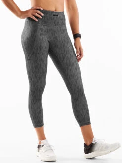 Mad Dash Reversible Crop Tights - Glacier Meadows -Prana Sportswear Shop 530967 03