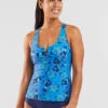 Aria Underwire Tankini Top - Chili Blossom -Prana Sportswear Shop 600921 01