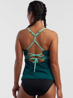 Tidal Rave Underwire Tankini Top - Colorblock -Prana Sportswear Shop 629281 02