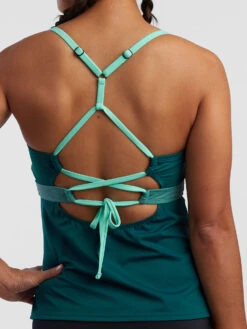 Tidal Rave Underwire Tankini Top - Colorblock -Prana Sportswear Shop 629281 04