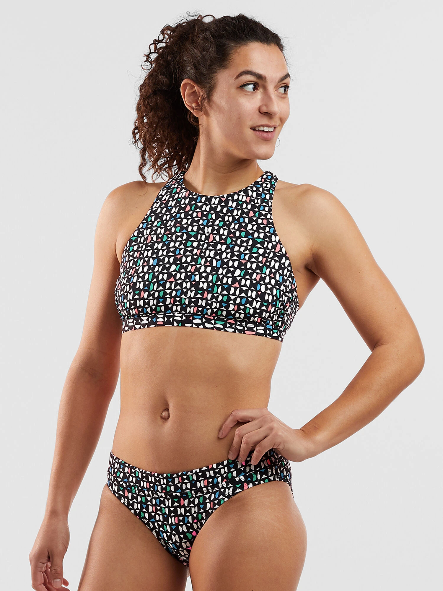 Selkie High Neck Bikini Top - Wild Waves 4 Selkie High Neck Bikini Top - Wild Waves - Image 2