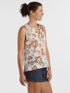 Moorea Gauze Sleeveless Top 14 Moorea Gauze Sleeveless Top -Prana Sportswear Shop 673351 05