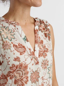 Moorea Gauze Sleeveless Top 15 Moorea Gauze Sleeveless Top -Prana Sportswear Shop 673351 06